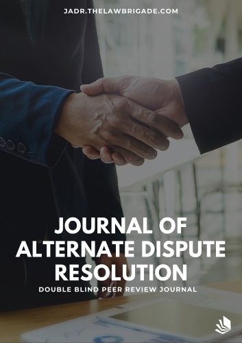 Journal of Alternate Dispute Resolution